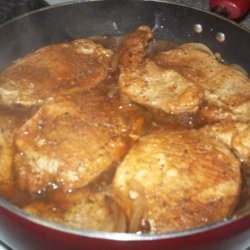 Savory Glazed Pork Chops recipe