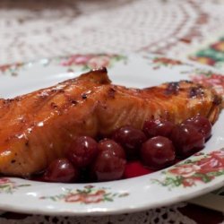 Maple Cherry Glazed Salmon recipe
