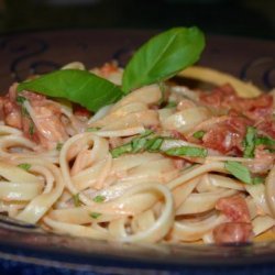 Tomato Basil Fettuccine recipe