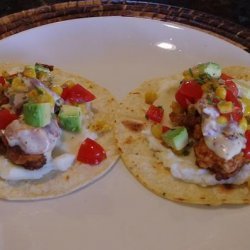 Southern Fried Chicken Tacos With Bacon Gravy recipe