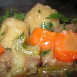 Mmm Beef Stew & Dumplings recipe