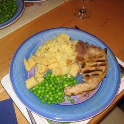 Moroccan-Spiced Pork Chops and Fruity Couscous recipe