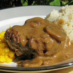 Salisbury Steak With Mushroom Gravy recipe