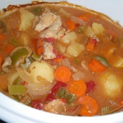 Crock Pot Colorful Chicken Stew recipe