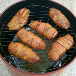 Smoked Bacon Wrapped Chicken Breasts recipe