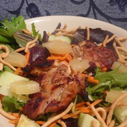 Hot Teriyaki Chicken Salad recipe