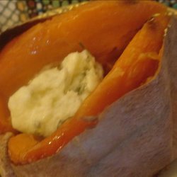 Baked Sweet Potatoes With Honey-Mint Butter recipe