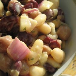 Three Bean Salad With Orange Vinaigrette recipe