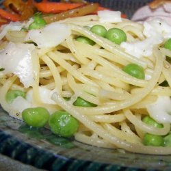 Oodles of Noodles - Peas and Parmesan Variation recipe