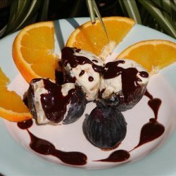 Stuffed Figs Drizzled With Chocolate recipe