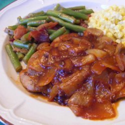 Pork Chops With Tangy Onion Sauce recipe