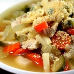 Hearty Chicken Soup N' Stars recipe