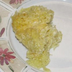 Creamy Baked Spaghetti Squash Parmesan (Low-Carb) recipe
