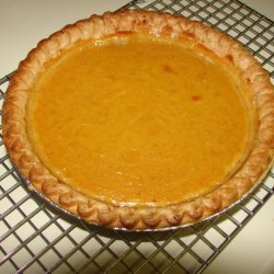 Alton Brown's Yogurt Pumpkin Pie recipe