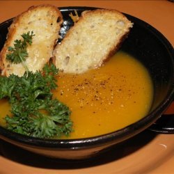 Butternut Squash Leek Soup recipe