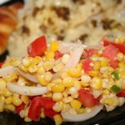 Grilled Corn-Sweet Onion Salad recipe