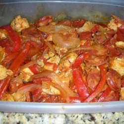 Chicken and Andouille Sausage With Peppers (Ww 5 Points) recipe