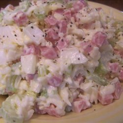 Cold Rice Mozzarella Ham Salad recipe