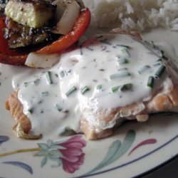 Chive Sauce for Grilled Salmon recipe