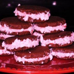 Chocolate Candy Cane Cookies recipe