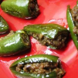 Susanna Foo's Jalapeño Peppers With Pork Stuffing recipe