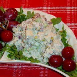 Chicken Salad With Pistachios and Grapes recipe