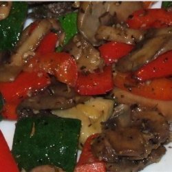 Grilled Herbed Mushroom Vegetable Medley recipe