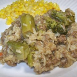 Beefy Broccoli Rice recipe