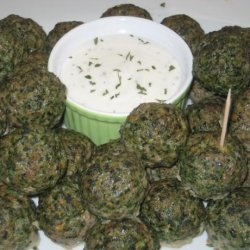 Mom's Spinach Meatballs recipe