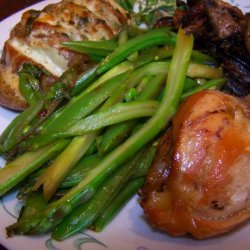 Pacific Northwest Stir-Fried Asparagus & Sugar Snap Peas recipe