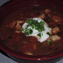 Easy Chicken Tortilla Soup -- Crock Pot recipe