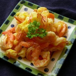 Grilled Garlic Shrimp With Saffron recipe