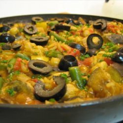 Isaiah's Vegetarian Paella [ Kosher ] recipe