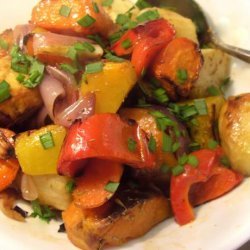 Roasted Root Vegetables With Maple Balsamic Dressing recipe