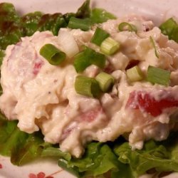 Red, White & Bleu Potato Salad recipe
