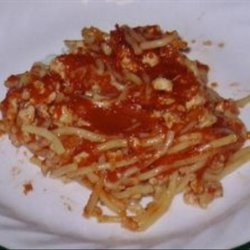 Mother Brown's Spaghetti Casserole recipe
