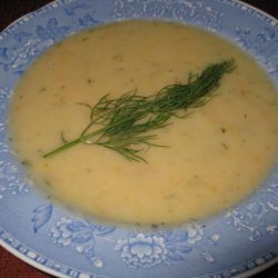 Chunky Potato Soup With Dill recipe