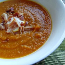 Curried Pumpkin, Kumera and Bacon Soup recipe