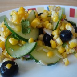 Corn & Blueberry Salad recipe