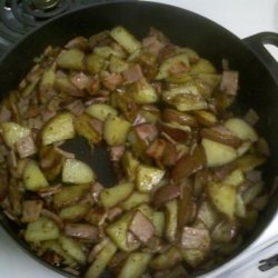 Easy Hot Dogs and Potatoes recipe