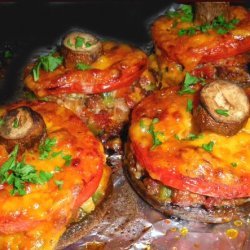 Chimney Stacks -  Savoury Sausage Stuffed Mushrooms! recipe