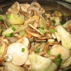 Mushrooms and Artichoke Hearts Vinaigrette recipe