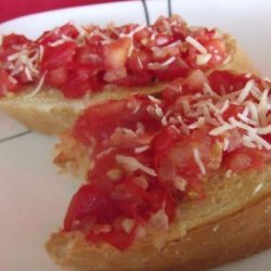 Tomato Bruschetta, Low Cal recipe