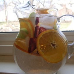 Fruited Water (Apples, Oranges and Strawberries) recipe