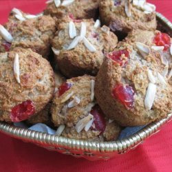 Cherry Almond Muffins recipe