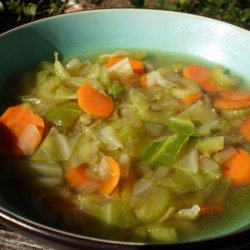 10 Minute (Fat-Free) Veggie Soup for One recipe