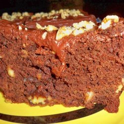 Walnut Brownie Loaf  W/Cocoa Fudge Frosting recipe