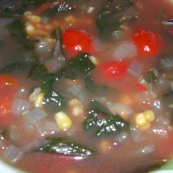 Clear Spinach and Tomato Soup-Ww Friendly-Core recipe