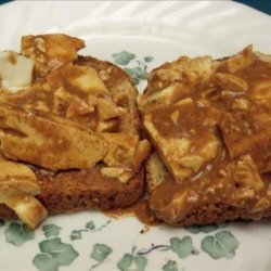 Orange Tofu Toast recipe