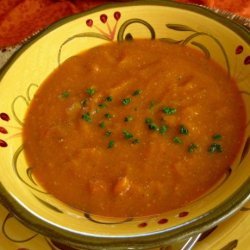 Silky Spicy Carrot Soup recipe
